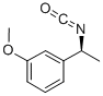 结构式 CAS# 745784-08-1, 1-[(1S)-1-异氰酸乙基]-3-甲氧基-苯