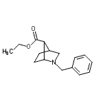 结构式 CAS# 745836-32-2, 乙基2-苄基-2-氮杂双环[2.2.1]庚烷-7-羧酸酯