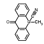 结构式 CAS# 746652-00-6, 2-(2-甲氧基苯甲酰基)苯甲腈