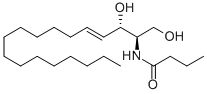 结构式 CAS# 74713-58-9, N-丁酰基-D-赤式-鞘氨醇