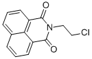 structure of CAS# 74732-00-6, N-(2-Chloroethyl)-1,8-Naphthalimide;2-(2-Chloroethyl)-1H-Benzo[De]Isoquinoline-1,3(2H)-Dione;N-(2-CHLOROETHYL)-1,8-NAPHTHALIMIDE