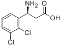 structure of CAS# 748128-13-4, (S)-3-Amino-3-(2,3-Dichloro-Phenyl)-Propionic Acid;(S)-3-AMINO-3-(2,3-DICHLORO-PHENYL)-PROPIONIC ACID;H-D-PHG(2,3-CL 2)-(C*CH2)OH;H-BETA-PHE(2,3-DICL)-OH