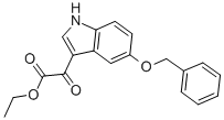 structure of CAS# 75238-44-7, 5-Benzyloxyindole-3-Glyoxylic Acid Ethyl Ester;2-Oxo-2-[5-(Phenylmethoxy)-1H-Indol-3-Yl]Acetic Acid Ethyl Ester;2-[5-(Benzyloxy)-1H-Indol-3-Yl]-2-Keto-Acetic Acid Ethyl Ester;Ethyl 2-Oxo-2-[5-(Phenylmethoxy)-1H-Indol-3-Yl]Ethanoate