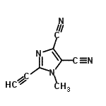 CAS 登录号：753003-11-1， 2-乙炔基-1-甲基-1H-咪唑-4,5-二甲腈