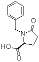 结构式 CAS# 7535-59-3, 1-苄基-5-氧代-L-脯氨酸