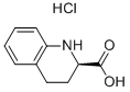 structure of CAS# 75433-76-0, D-1,2,3,4-Tetrahydro-Quinoline-2-Carboxylic Acid Hydrochloride;2-Quinolinecarboxylic Acid, 1,2,3,4-Tetrahydro-, Hydrochloride, (R)- (9CI);REF DUPL: D-1,2,3,4-Tetrahydro-Quinoline-2-Carboxylic Acid Hydrochloride;D-1,2,3,4-Tetrahydro-Quinoline-2-Carboxylic Acid Hcl