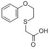 结构式 CAS# 75434-70-7, 2-[(2-苯氧基乙基)硫代]乙酸