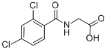 结构式 CAS# 7554-79-2, (2,4-二氯-苯甲酰基氨基)-乙酸
