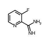 structure of CAS# 757174-04-2, 3-Fluoro-2-pyridinecarboximidamide;3-fluoropicolinimidamide