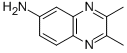 structure of CAS# 7576-88-7, 2,3-Dimethyl-6-Quinoxalinamine;2,3-Dimethyl-6-Quinoxalinamine;(2,3-Dimethylquinoxalin-6-Yl)Amine;Zinc00169546