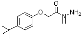 结构式 CAS# 75843-50-4, (4-叔丁基-苯氧基)-乙酰肼