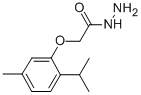 结构式 CAS# 75843-51-5, (2-异丙基-5-甲基-苯氧基)-乙酰肼