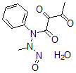 CAS#: 76149-21-8, N-(2,3-Dioxobutanoyl-Phenylamino)-N-Methylnitrous Amide Hydrate