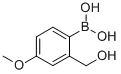 structure of CAS# 762263-92-3, 2-Hydroxymethyl-4-Methoxyphenylboronic Acid;2-Hydroxymethyl-4-Methoxyphenylboronic Acid