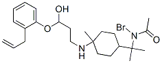CAS#: 76298-89-0， 2-Bromo-N-[2-[4-[[2-Hydroxy-3-(2-Prop-2-Enylphenoxy)Propyl]Amino]-4-Methylcyclohexyl]Propan-2-Yl]Acetamide