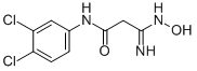 结构式 CAS# 763031-30-7, N-(3,4-二氯苯基)-3-(羟基氨基)-3-亚氨基丙酰胺