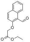 结构式 CAS# 76322-09-3, 2-[(1-甲酰基-2-萘基)氧基]乙酸乙酯