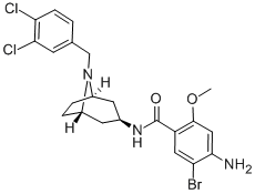 CAS#: 76351-97-8， 4-Amino-5-Bromo-N-[8-[(3,4-Dichlorophenyl)Methyl]-8-Azabicyclo[3.2.1]Octan-3-Yl]-2-Methoxybenzamide