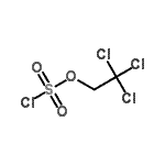 结构式 CAS# 764-09-0, 2,2,2-三氯乙基氯磺酸酯