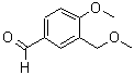结构式 CAS# 76646-41-8, 4-甲氧基-3-(甲氧基甲基)苯甲醛