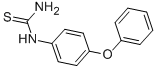 structure of CAS# 76839-21-9, 4-Phenoxyphenylthiourea;1-(4-PHENOXYPHENYL)-2-THIOUREA;N-(4-PHENOXYPHENYL)THIOUREA;4-Phenoxyphenylthiourea,96%