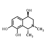 CAS 登录号：769878-08-2， (1R,4R)-1,2-二甲基-1,2,3,4-四氢-4,7,8-异喹啉三醇