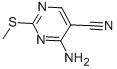 structure of CAS# 770-30-9, 4-Amino-2-(Methylthio)Pyrimidine-5-Carbonitrile;4-Amino-2-Methylsulfanyl-Pyrimidine-5-Carbonitrile;4-Amino-2-(Methylthio)-5-Pyrimidinecarbonitrile;4-Amino-2-(Methylthio)Pyrimidine-5-Carbonitrile