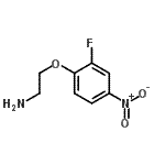 结构式 CAS# 773051-30-2, 2-(2-氟-4-硝基苯氧基)乙胺