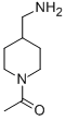 structure of CAS# 77445-06-8, 1-Acetyl-4-piperidinemethanamine;1-(1-Acetylpiperidin-4-Yl)Methanamine(SALTDATA: FREE);1-(1-ACETYL PIPERIDINE-4-YL)METHANAMINE;1-(1-ACETYLPIPERIDIN-4-YL)METHANAMINE