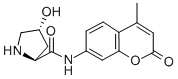 structure of CAS# 77471-43-3, H-Hyp-Amc;L-HYDROXYPROLINE 7-AMIDO-4-METHYLCOUMARIN HYDROCHLORIDE;TRANS-4-HYDROXY-L-PROLINE 7-AMIDO-4-METH YLCOUMARIN;Trans-4-Hydroxy-L-Proline 7-Amido-4-*Methylcoumar