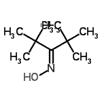 结构式 CAS# 7754-22-5, N-羟基-2,2,4,4-四甲基-3-戊烷亚胺