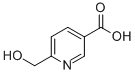 structure of CAS# 775545-30-7, 6-(Hydroxymethyl)-3-Pyridinecarboxylic Acid