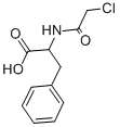 结构式 CAS# 7765-11-9, 氯乙酰基-DL-苯丙氨酸