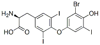 CAS#: 77667-01-7， (2S)-2-Amino-3-[4-(3-Bromo-4-Hydroxy-5-Iodophenoxy)-3,5-Diiodophenyl]Propanoic Acid