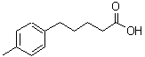 structure of CAS# 777-93-5, 5-(4-Methylphenyl)pentanoic acid;5-(4-methylphenyl)pentanoic acid;5-(4-METHYLPHENYL)VALERIC ACID;5-(4-METHYLPHENYL)VALERICACID