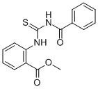 structure of CAS# 77711-35-4, Methyl 2-([(Benzoylamino)Carbothioyl]Amino)Benzenecarboxylate;METHYL 2-([(BENZOYLAMINO)CARBOTHIOYL]AMINO)BENZENECARBOXYLATE