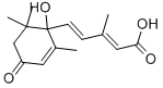 CAS#: 7773-56-0， 5-(1-Hydroxy-2,6,6-Trimethyl-4-Oxo-2-Cyclohexen-1-Yl)-3-Methyl-2,4-Pentadienoic Acid