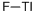 structure of CAS# 7789-27-7, Thallium Fluoride;Fluorothallium;Thallium Fluoride (Tlf);Thallium Monofluoride