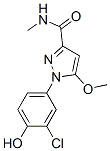 CAS#: 77935-71-8, 1-(3-Chloro-4-Hydroxyphenyl)-5-Methoxy-N-Methylpyrazole-3-Carboxamide