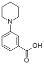 结构式 CAS# 77940-94-4, 3-哌啶苯甲酸