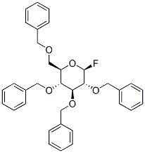 结构式 CAS# 78153-79-4, 2,3,4,6-四-O-苄基-beta-D-吡喃葡萄糖基氟化物