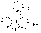 structure of CAS# 78650-07-4, 4-(2-Chlorophenyl)-1,4-dihydro[1,3,5]triazino[1,2-a]benzimidazol-2-amine;4-(2-Chlo<wbr>rophenyl)<wbr>-1,4-dihy<wbr>dro[1,3,5<wbr>]triazino<wbr>[1,2-a][1<wbr>,3]benzim<wbr>idazol-2-<wbr>amine;4-(2-chlo<wbr>rophenyl)<wbr>-1,4-dihy<wbr>dro[1,3,5<wbr>]triazino<wbr>[1,2-a]be<wbr>nzimidazo<wbr>l-2-amine;4-(2-Chlo<wbr>rophenyl)<wbr>-1,4-dihy<wbr>dro[1,3,5<wbr>]triazino<wbr>-[1,2-a]b<wbr>enzimidaz<wbr>ol-2-amine