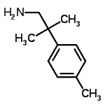 结构式 CAS# 786602-39-9, 2-甲基-2-(4-甲基苯基)-1-丙胺