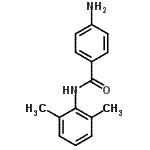 structure of CAS# 787-93-9, 4-Amino-N-(2,6-dimethylphenyl)benzamide;2',6'-Benzoxylidide, 4-amino-;4-Amino-2',6'-benzoxylidide;4-Amino-N-(2,6-dimethylphenyl)benzamide