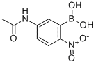 结构式 CAS# 78887-36-2, (5-乙酰氨基-2-硝基)苯硼酸