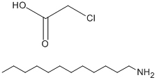 structure of CAS# 78961-20-3, Dodecylazanium 2-Chloroacetate;2-Chloroacetate;Dodecylammonium;2-Chloroacetate;Laurylammonium;2-Chloroethanoate;Dodecylazanium