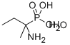 structure of CAS# 79014-65-6, (1-Amino-1-Methylpropyl)Phosphonic Acid Hydrate;[(1R)-1-Methyl-1-Phosphonato-Propyl]Ammonium;[(1R)-1-Methyl-1-Phosphonatopropyl]Ammonium;Zinc02389355