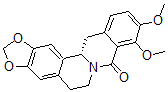 CAS#: 79082-05-6， (S)-5,6,13,13a-Tetrahydro-9,10-Dimethoxy-8H-Benzo(g)-1,3-Benzodioxolo(5,6-a)Quinolizin-8-One