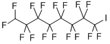 structure of CAS# 79162-64-4, 1-Iodo-8H-Perfluorooctane;1-IODO-8H-PERFLUOROOCTANE;8H-1-IODOPERFLUOROOCTANE;8H-PERFLUOROOCTYL IODIDE
