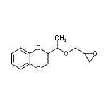 CAS 登录号：79164-79-7， 2-[1-(2-环氧乙烷基甲氧基)乙基]-2,3-二氢-1,4-苯并二氧杂环己烷